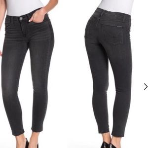 Hudson Natalie Gray Super Skinny Ankle Jeans Size 29